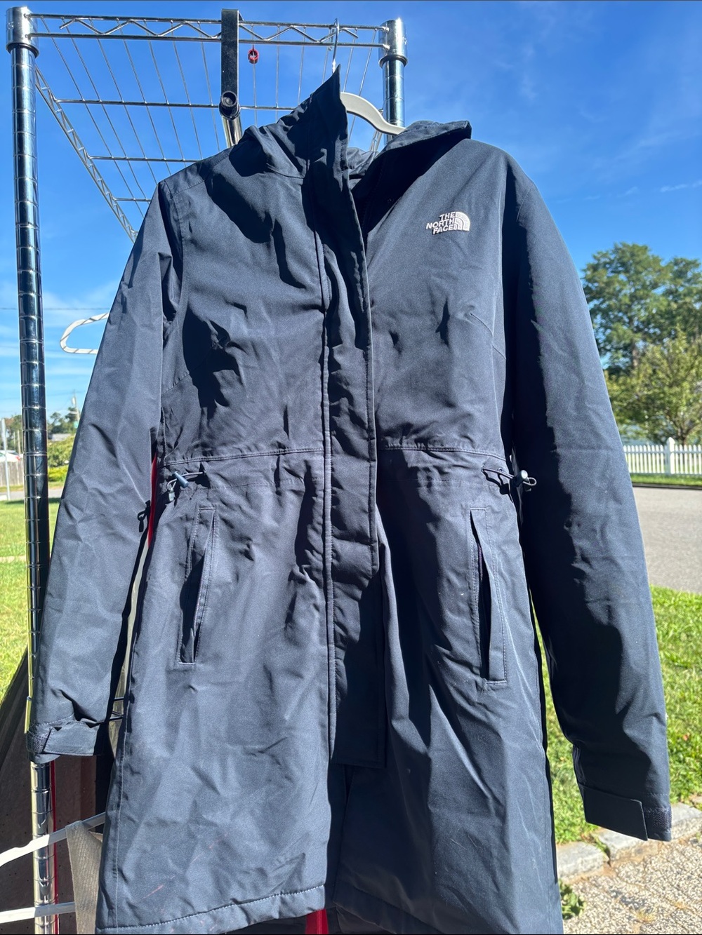 The North Face Women’s Black Trench Coat with Hood